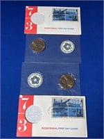 (2) 1973 American Revolution First Day Cover