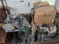 Military Backpacks, Jackets, Hats Etc. As Shown
