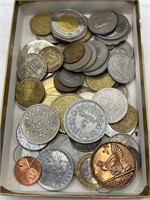 Unsearched foreign coins