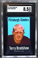 Graded 1972 NFLPA Terry Bradshaw card