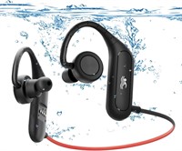 IP68 Waterproof Swimming Headphones with Mic,