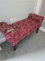 Upholstered  Hall Seat 42 In L