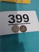 1951-P and 1951-D Roosevelt Dimes