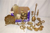 Lot of Brass Statues & Decor