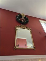 Large Christmas Wreath Above Fireplace Buyer To