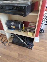 Dvds Player And Cabinet