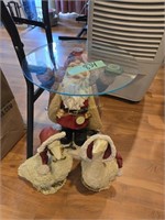Santa Claus Table With Duck Figures