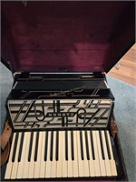 Vintage Carmen Accordion With Case