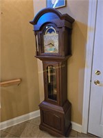 Walnut Tall Case Clock Pendulum And Weights With