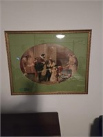 Framed Victorian Print