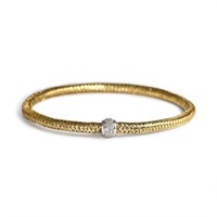 18 Kt Diamond Fancy Design Style Bracelet