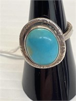 ring size 6-7 w/ turquoise sterling