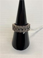 ring size 6 w/ marcasite sterling