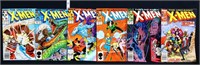 Lot of 6 Marvel The Uncanny X-Men comic books