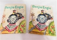 2 Vintage Benjie Engie Books