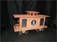 10" Wood Train Car Birdhouse