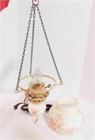 Vintage Hanging Hurricane Lamp