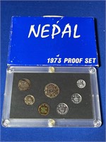 (2) Nepal 1973 Proof Sets
