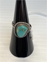 ring size 6 w/ turquoise sterling