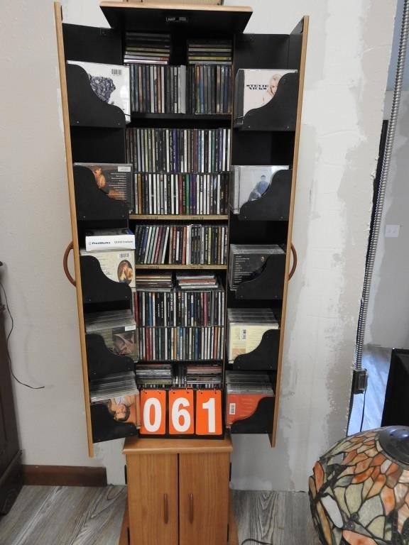 CD Lot with Cabinet