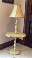 End table with built in lamp