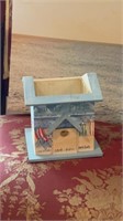 Sailing picture and beach pot holder/ Kleenex box