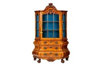 DUTCH GLAZED DOOR CHINA CABINET