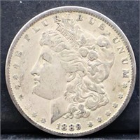 1889O Morgan silver dollar