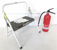 Step Stool & Fire Extinguisher