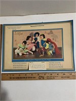 1938 Cacoosing Diary Calendar The 5 Sweethearts of