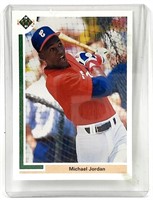 TRÈS RARE, Carte MICHAEL JORDAN 1990 White Sox #23