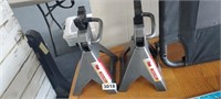 (2) PITTSBURG 3 TON JACK STANDS, NEW