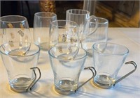Glass and cup lot