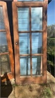 Solid Oak  French doors- 2 doors per lot