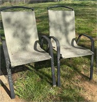 2 outdoor chairs