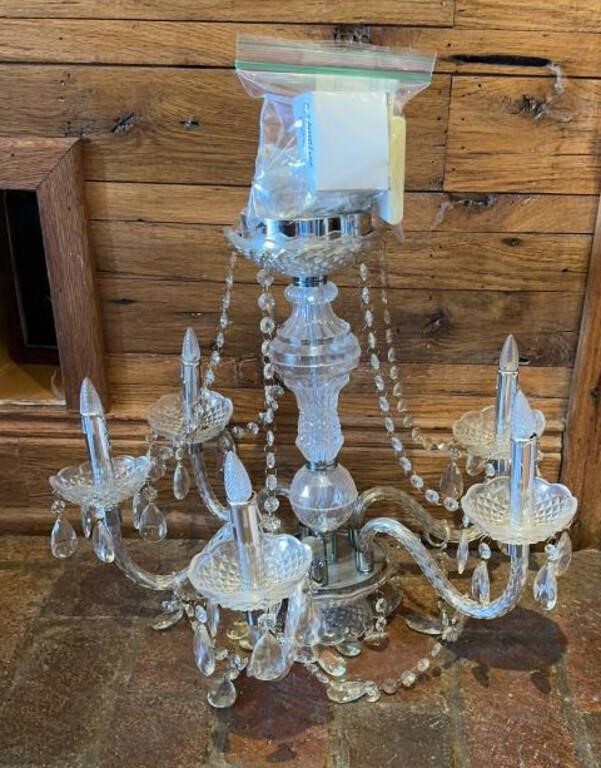 Remote control battery operated chandelier