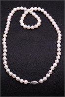 PEARL DINNER NECKLACE, LAB GROWN