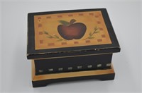 Wood Flip Top Lid Treasure Box