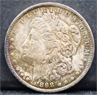 1888O Morgan silver dollar