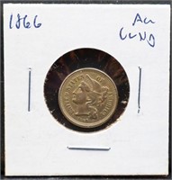 1866 3 cent nickel