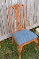 Solid Oak Amish Made Accent Chair
