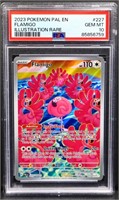 Graded gm mint 2023 Pokemon Flamigo card