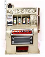 Vintage metal small slot machine