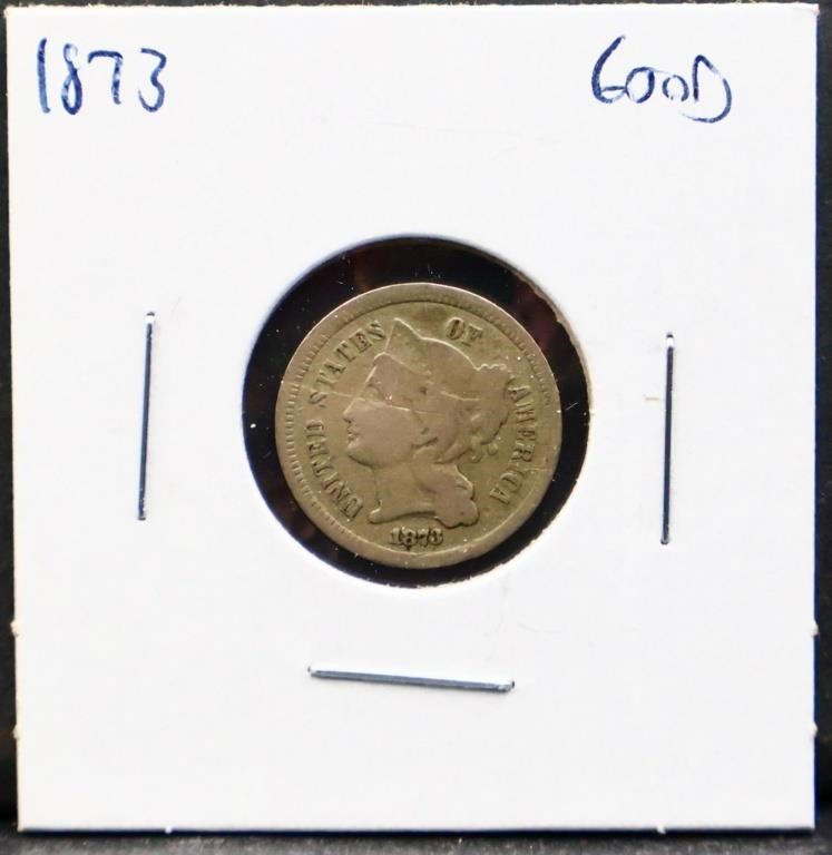 1873 3 cent nickel