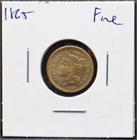 1865 3 cent nickel