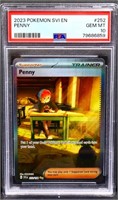 Graded gm mint 2023 Pokemon SVI Penny card