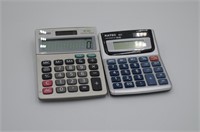Pair of Working Solar Calculators