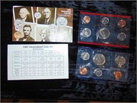 1985 Uncirculated Coin Set Mint mark D & P