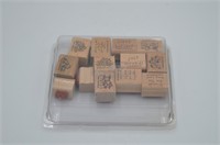 13 Wood Stamp Set