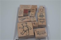 15 Wood Stamp Set